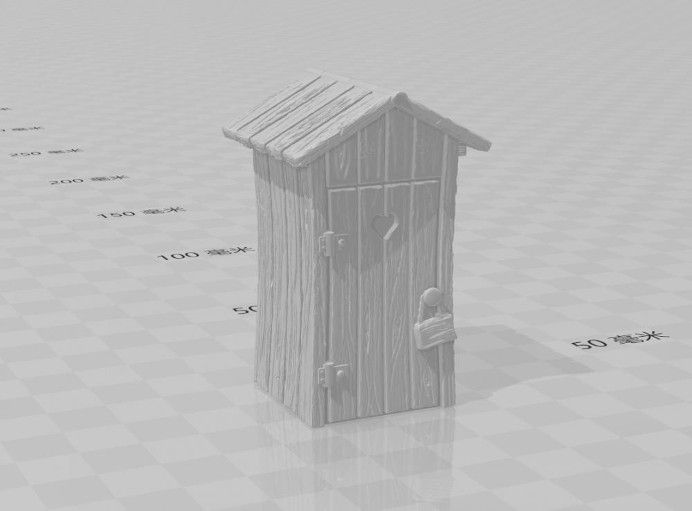 木屋3D打印模型