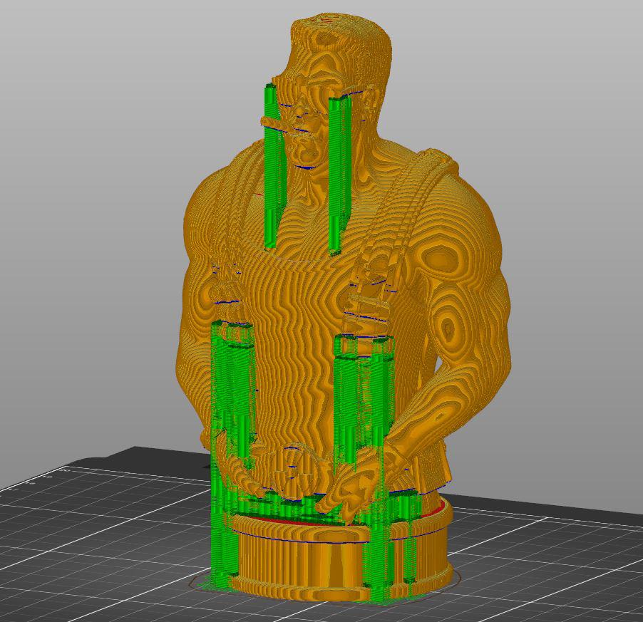 毁灭公爵 半身像3D打印模型