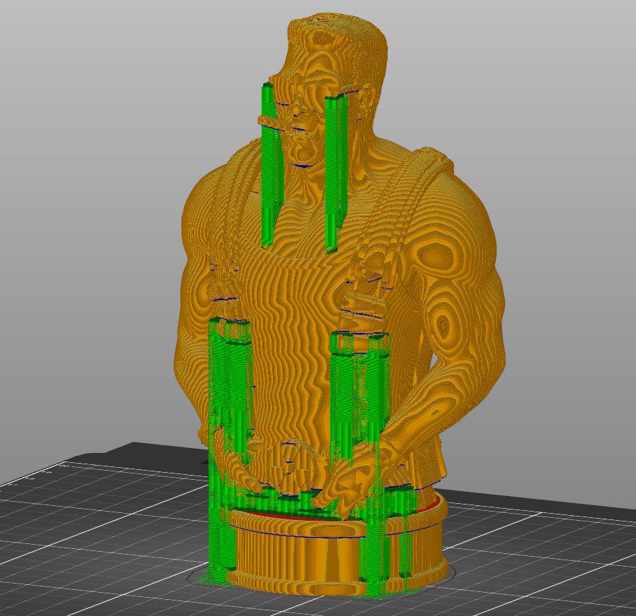 毁灭公爵 半身像3D打印模型