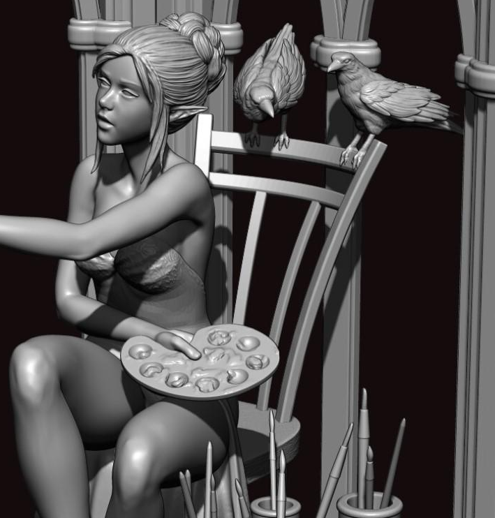 鬼刀 海琴烟公主3D打印模型