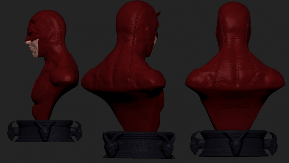 夜魔侠 胸雕3D打印模型