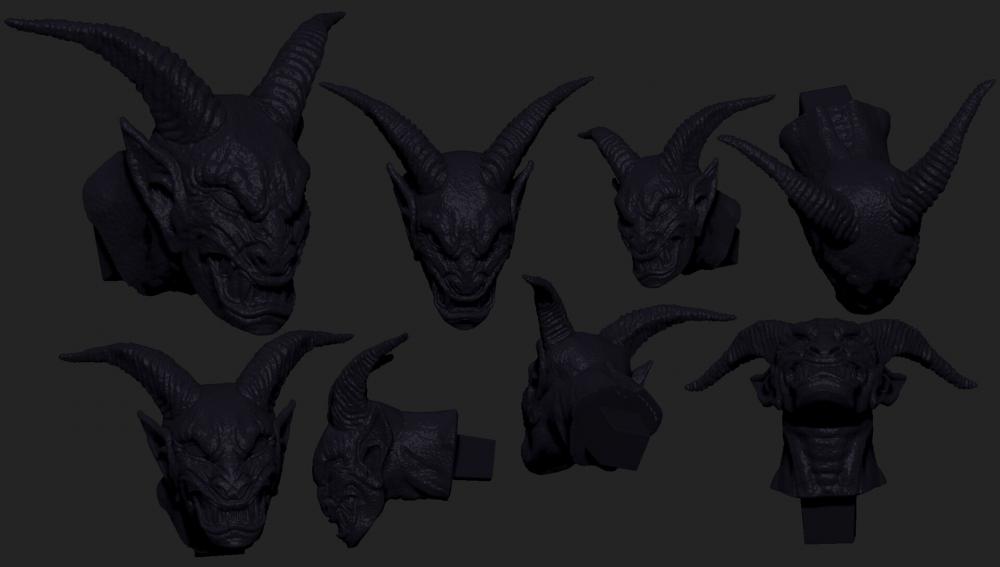 夜魔侠 胸雕3D打印模型