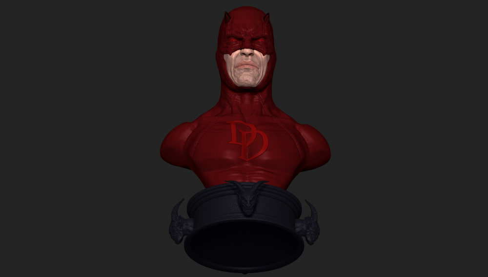 夜魔侠 胸雕3D打印模型