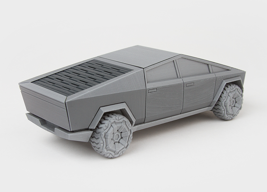 特斯拉 赛博皮卡3D打印模型