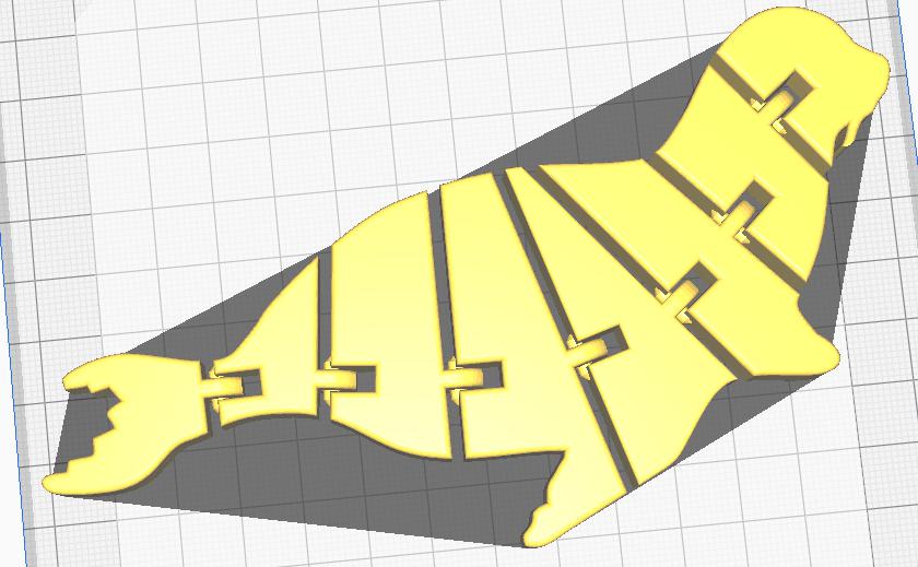 会动的海豹3D打印模型