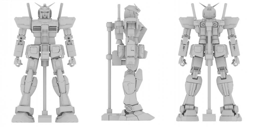 A758-高达RX-78精密拼装版3D打印模型