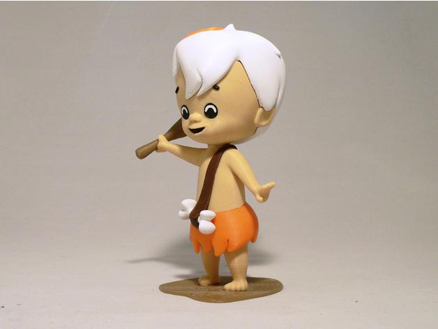 拿木棒的小孩3D打印模型