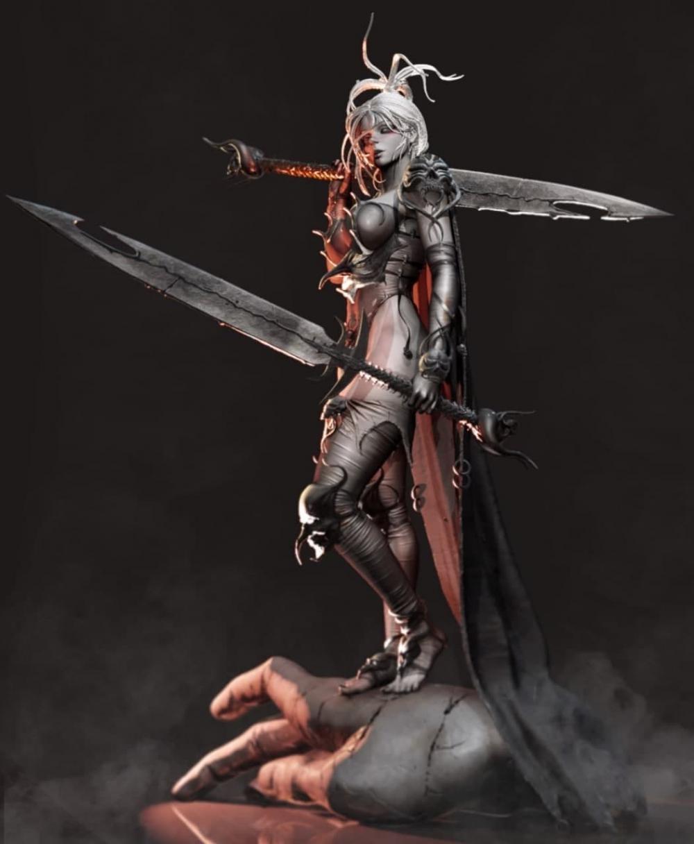 战争女神3D打印模型