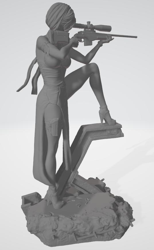 生化危机 艾达王3D打印模型