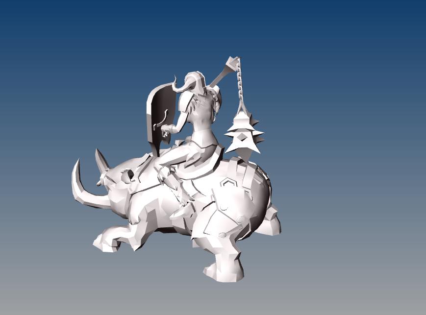 英雄联盟-猪女3D打印模型