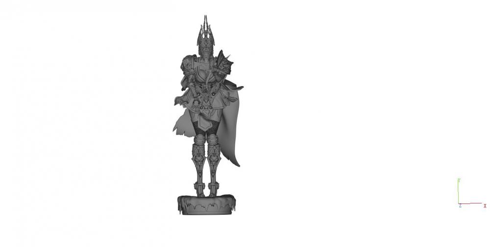 女版巫妖王3D打印模型