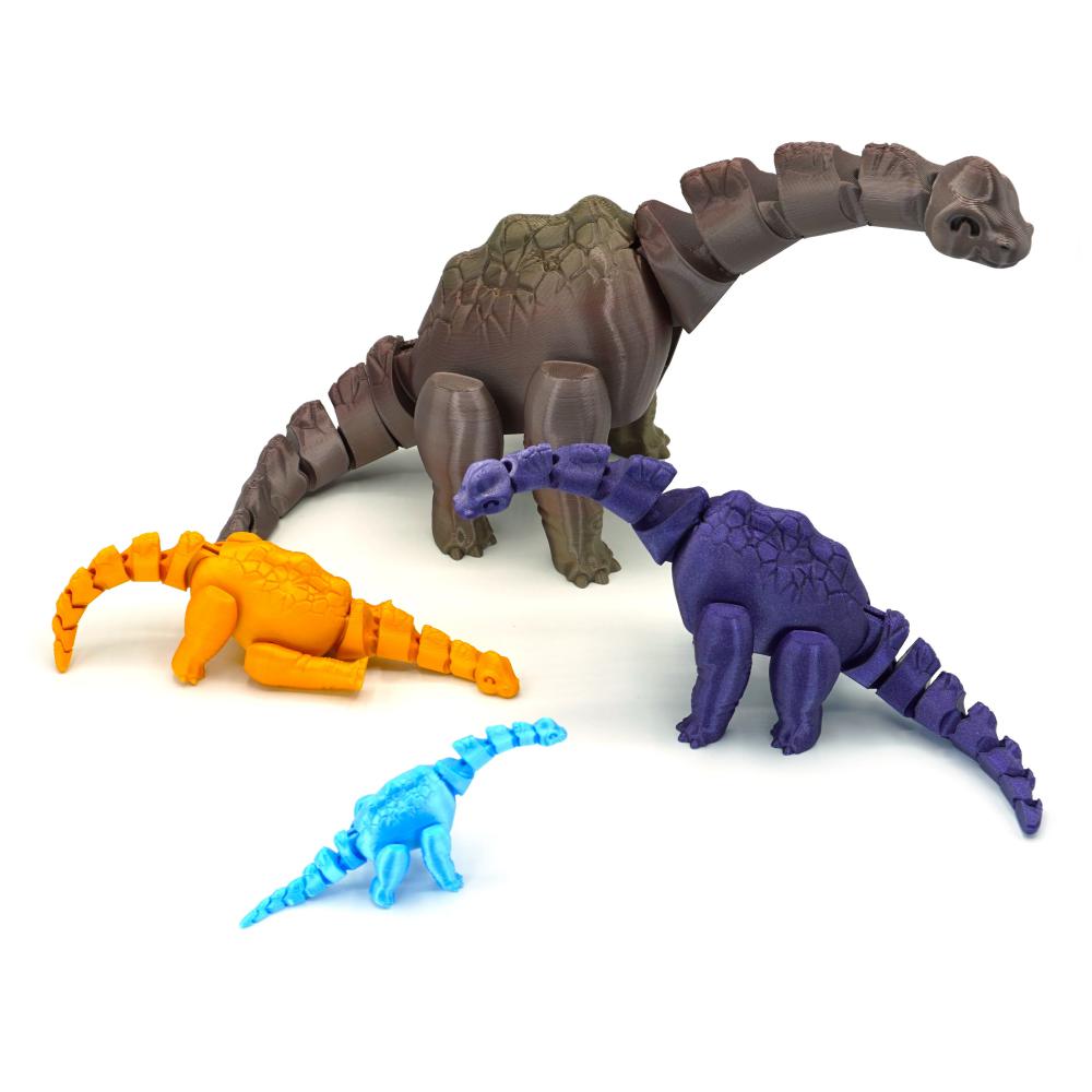 可活动恐龙3D打印模型