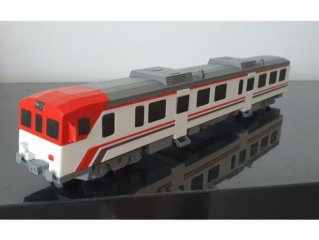 西班牙火车3D打印模型