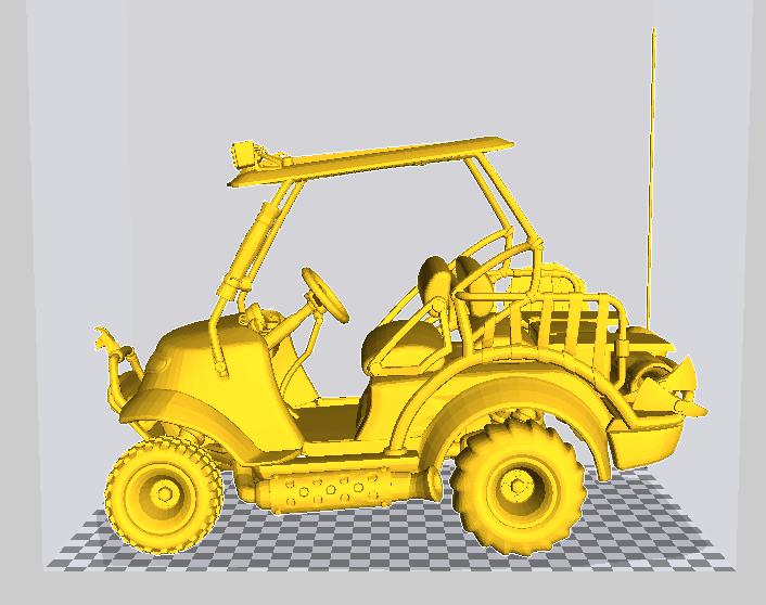 全地形车3D打印模型