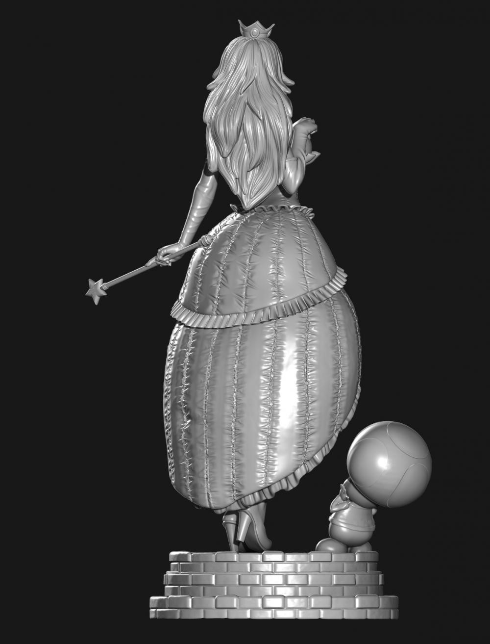马里奥碧琪公主3D打印模型