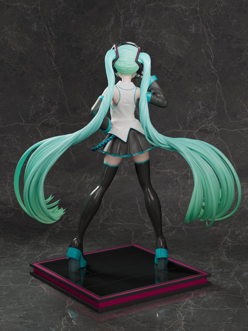 初音未来Miku3D打印模型