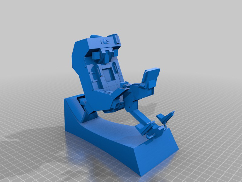 高达mkii驾驶舱场景3d打印模型
