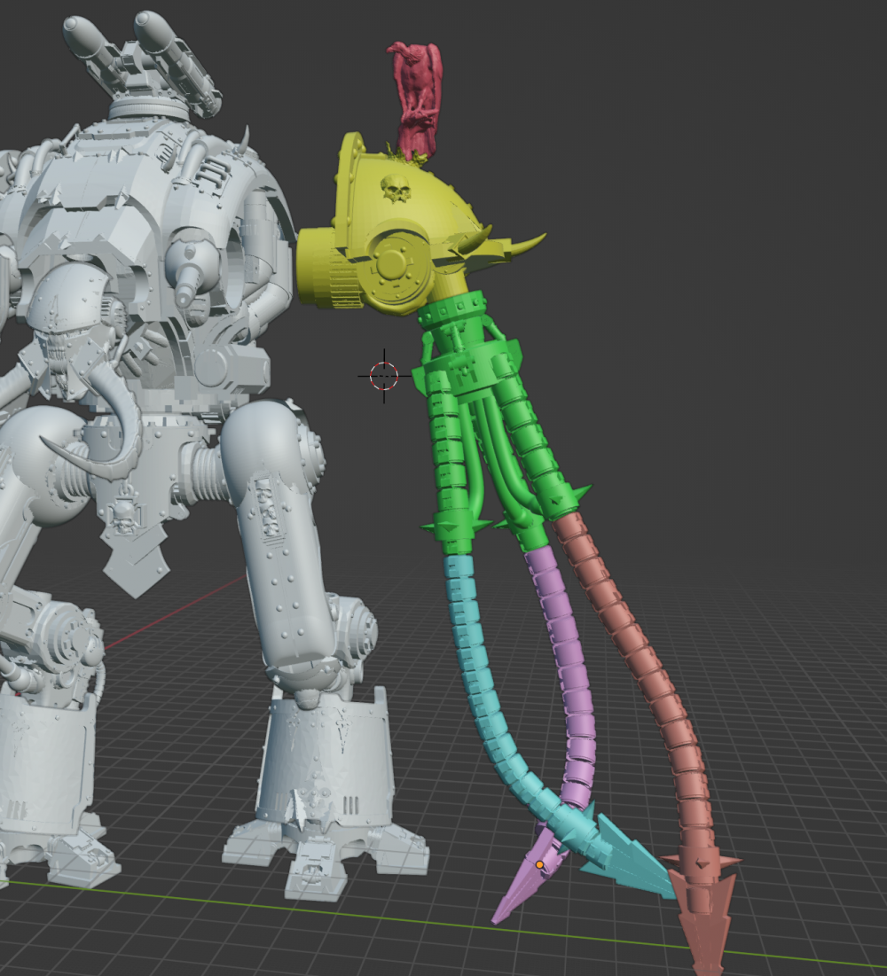 战锤40K 恐虐泰坦骑士3D打印模型