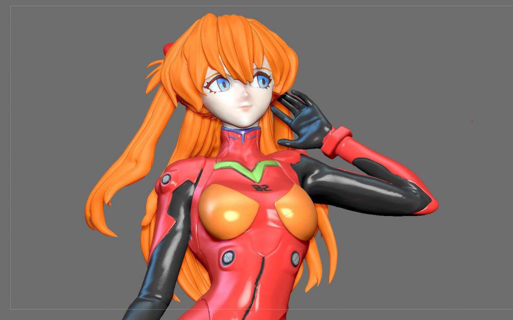 性感明日香3D打印模型