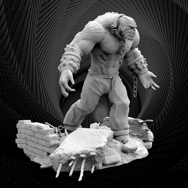 DC 杀手鳄3D打印模型