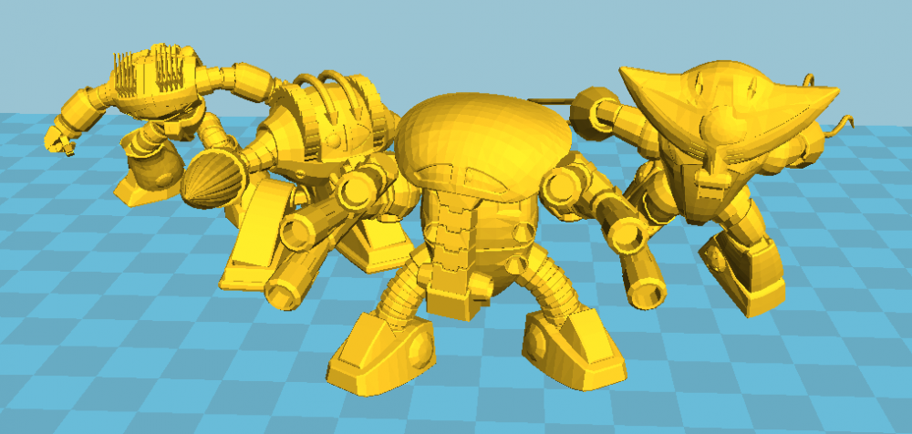 400 高达模型大礼包3d打印模型