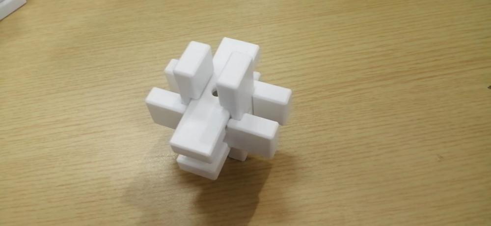 六片鲁班锁3D打印模型