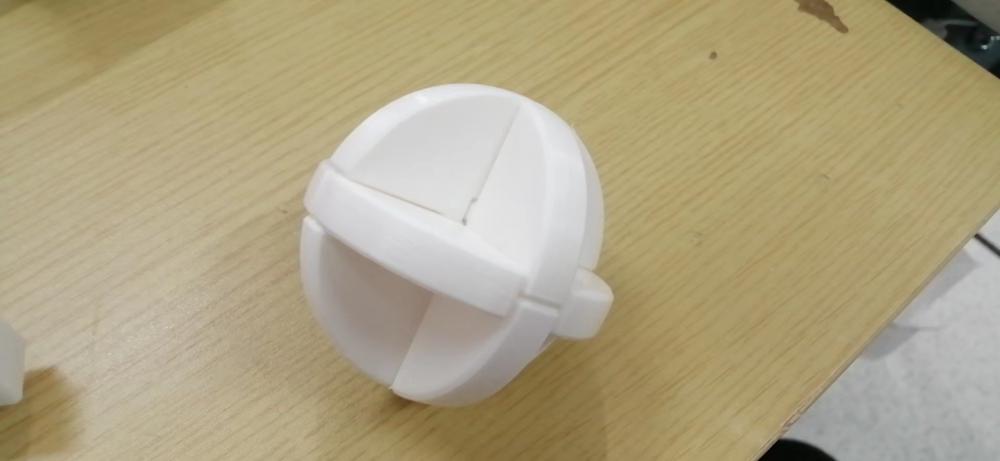 球形鲁班锁3D打印模型