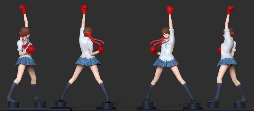 拳皇 坂崎百合3D打印模型