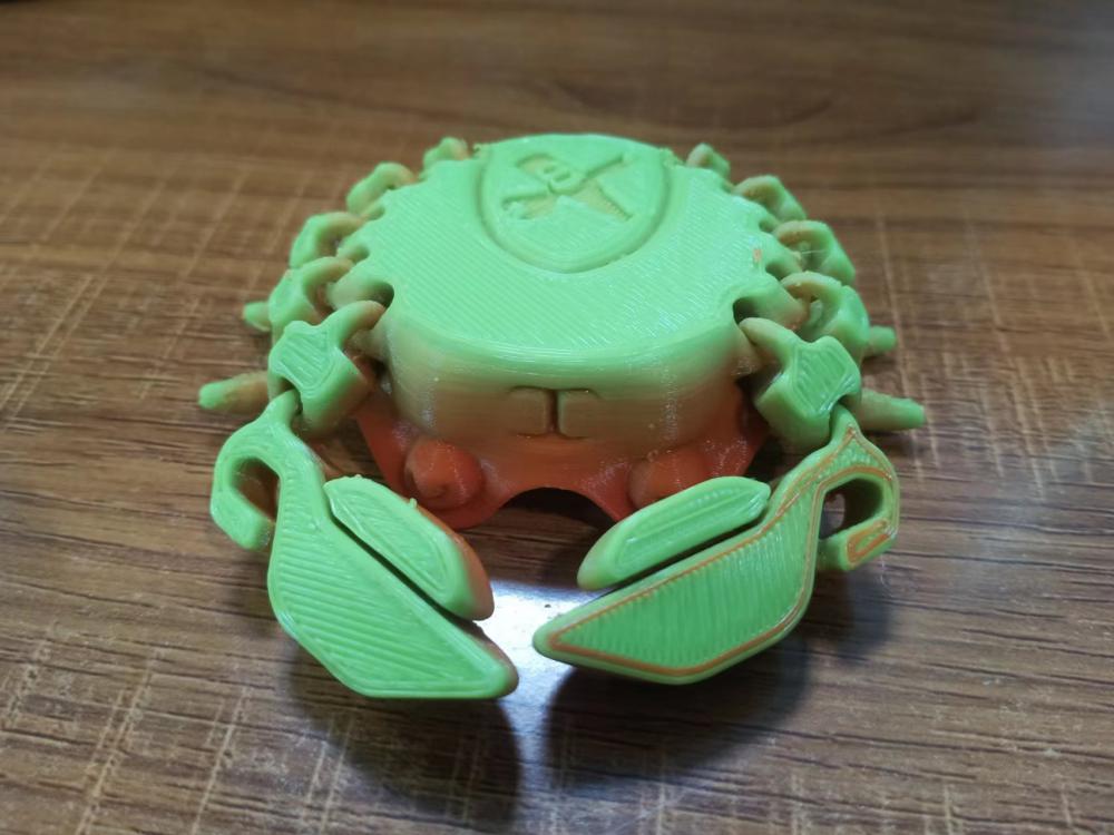 可动螃蟹3D打印模型