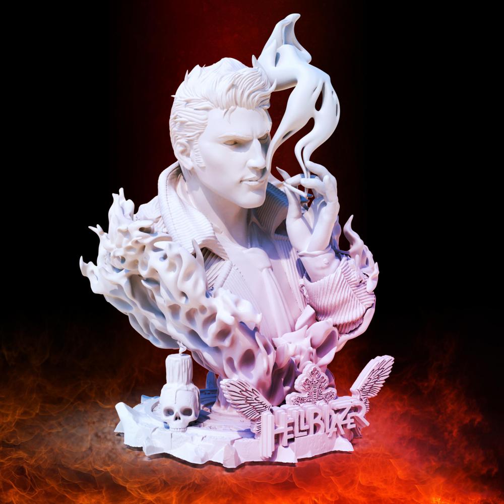 地狱神探 康斯坦丁 胸雕3D打印模型