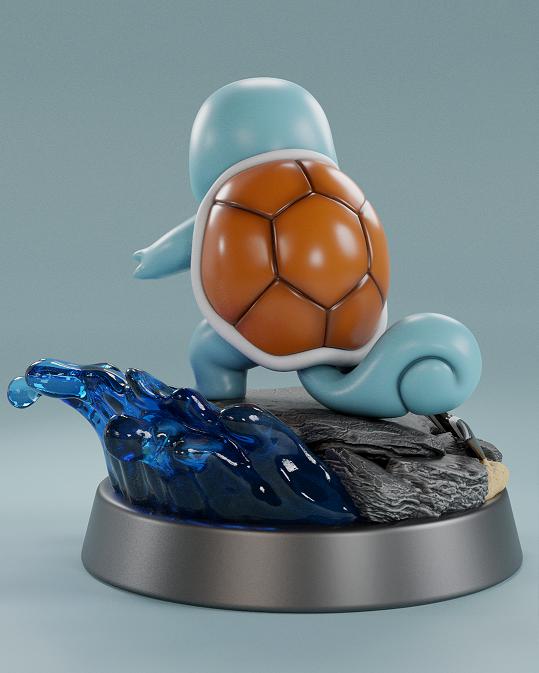  宝可梦 杰尼龟3D打印模型