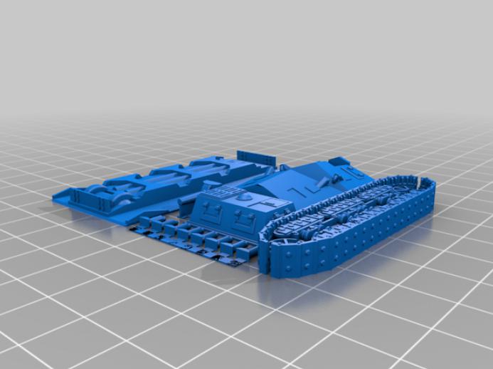 德国A7V战斗坦克3D打印模型