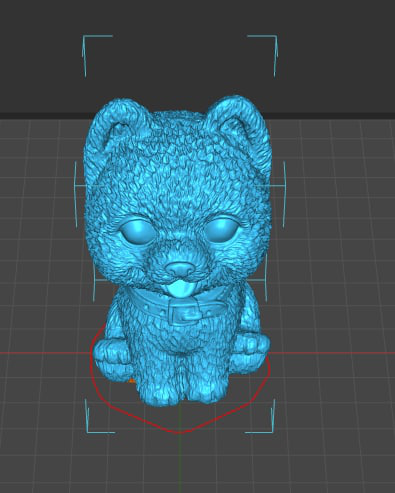比熊犬3D打印模型