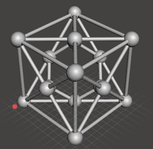 Diamond Structure/金刚石结构/钻石结构3D打印模型