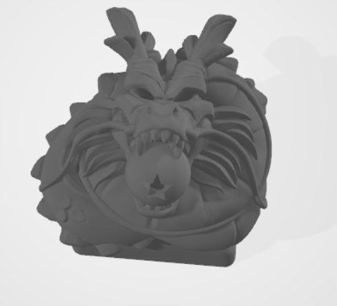 七龙珠神龙键帽3D打印模型