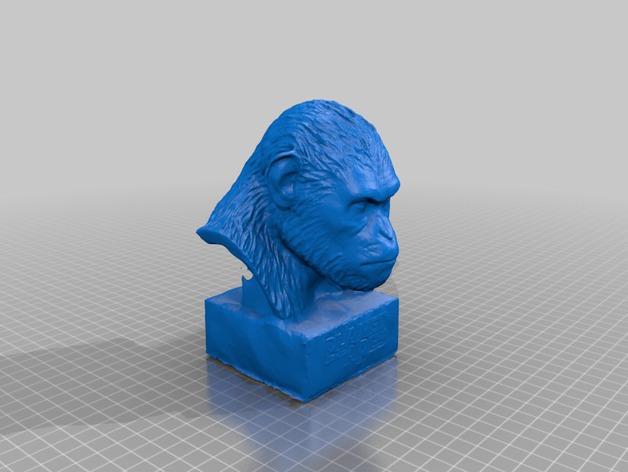 凯撒头雕3D打印模型