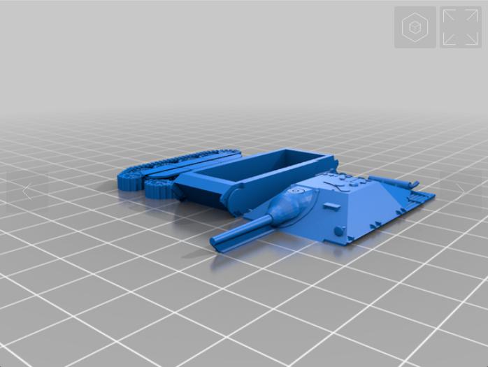 德国“追猎者”（Hetzer）坦克歼击车3D打印模型