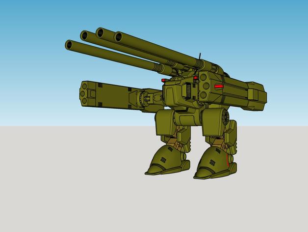 太空堡垒 超时空要塞 巨炮3D打印模型