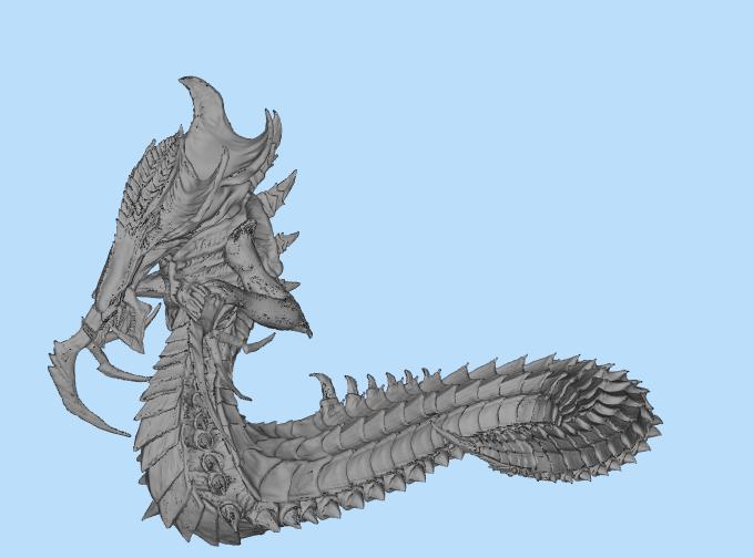 星际 刺蛇高清模型3D打印模型