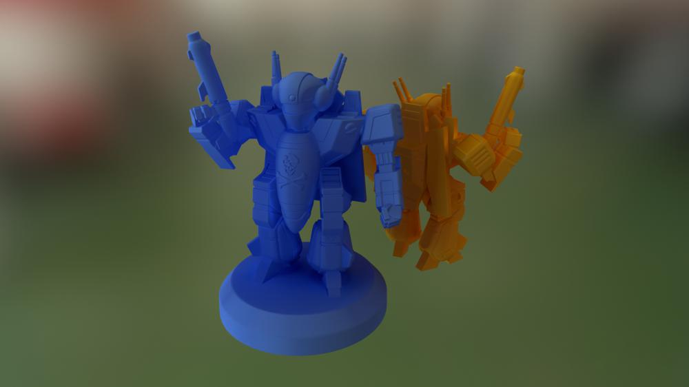 超时空要塞 瓦尔基里 sd版3D打印模型