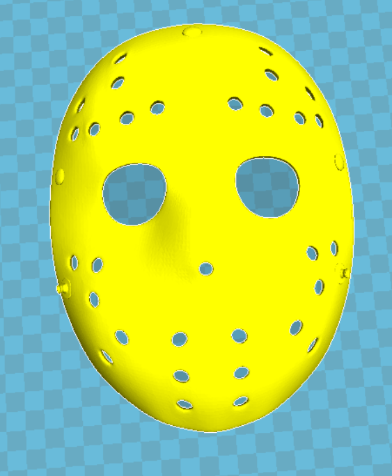 1：1杰森的面具3D打印模型