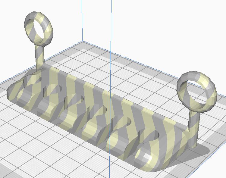 浴室牙刷架3D打印模型