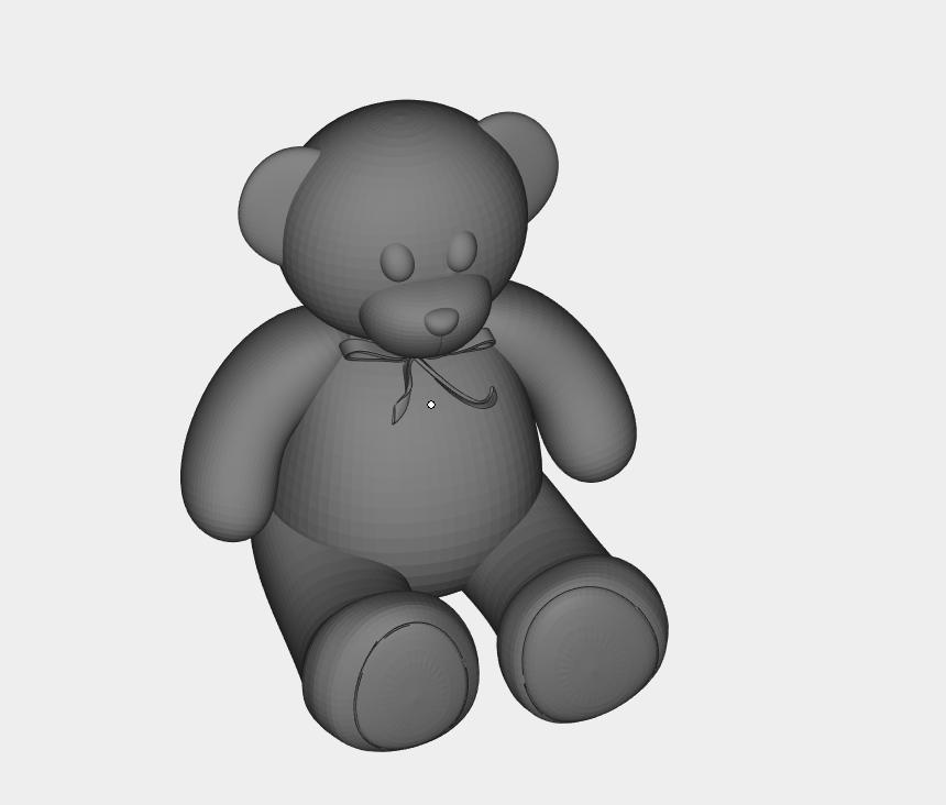 玩具熊3D打印模型