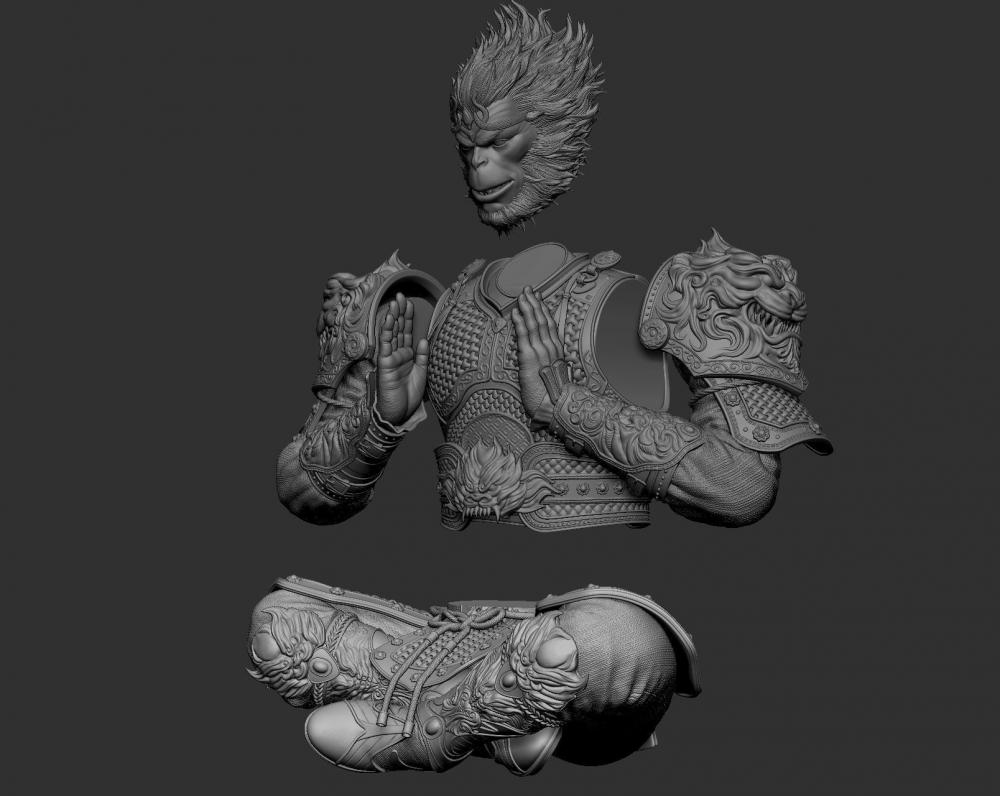 齐天大圣 孙悟空3D打印模型