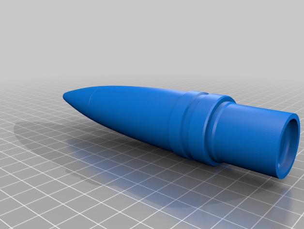 1:1 30mm_GAU-8炮弹3D打印模型