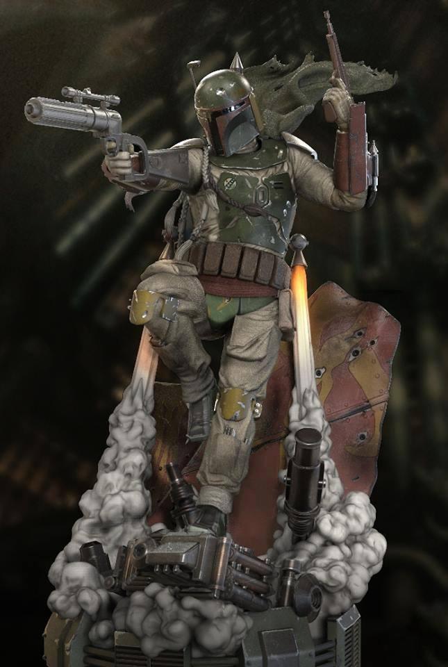 波巴费特 Boba Fett 星球大战3D打印模型