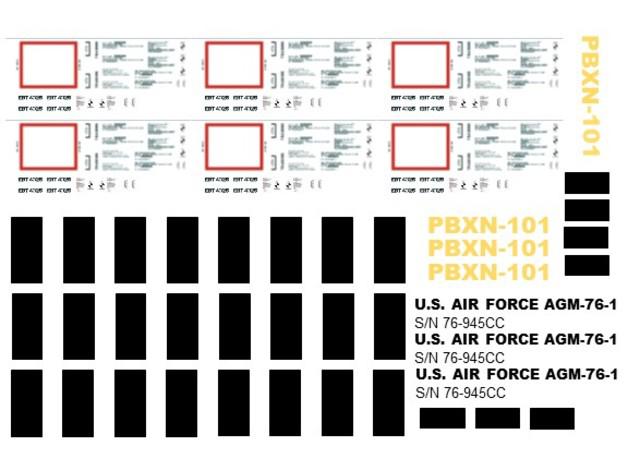 AGM-78标准反辐射导弹3D打印模型