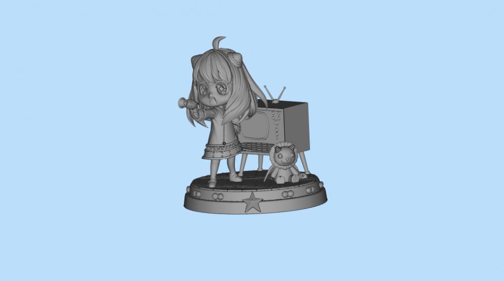 阿尼亚·福杰3D打印模型