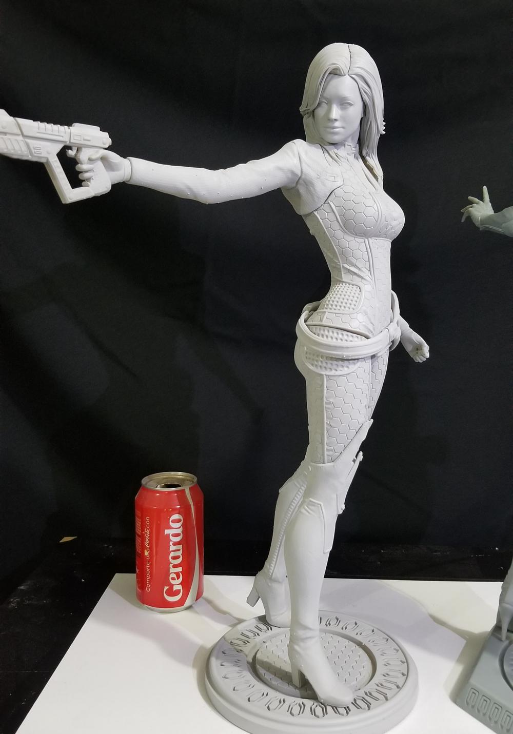 米兰达 质量效应3D打印模型