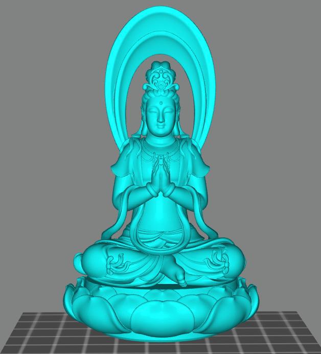 观音3D打印模型